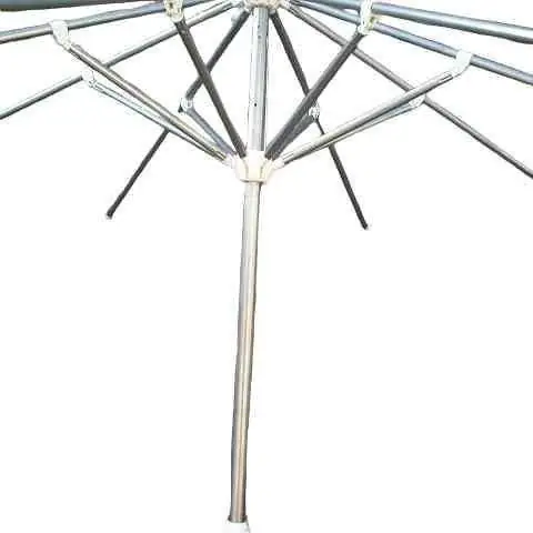 Estructura de parasol automático sin cobertura
