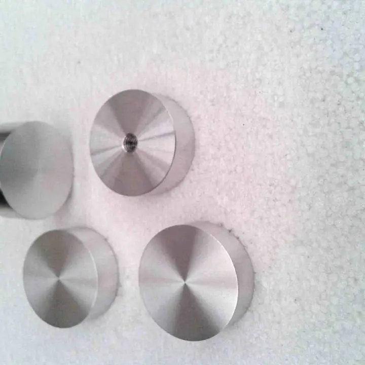 Insertos soportes anclaje vidrio met
