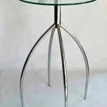 Mesa desayuno tapa cristal o color