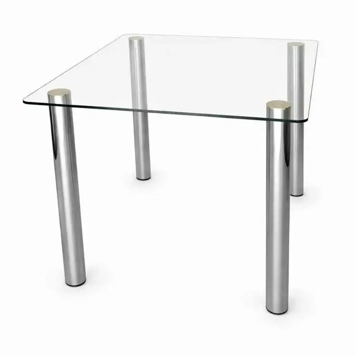 Mesa Cristal patas soldadas con ultra violeta