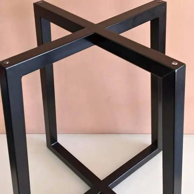 Base para mesa Línea industrial con o sin vidrio