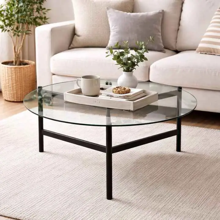 Mesa ratona minimalista industrial