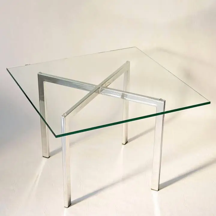 Mesa barcelona tapa cristal
