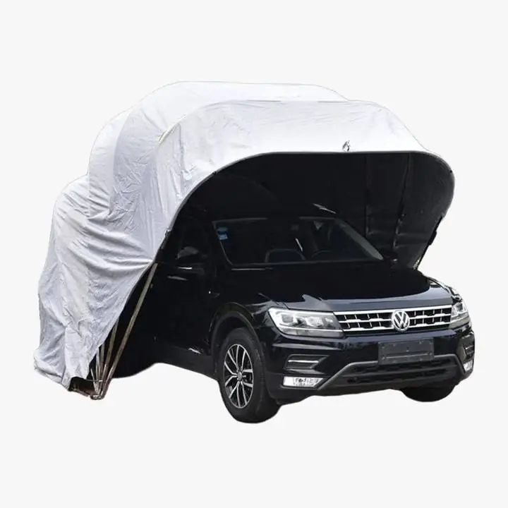 Garage plegable semiautomático retractil