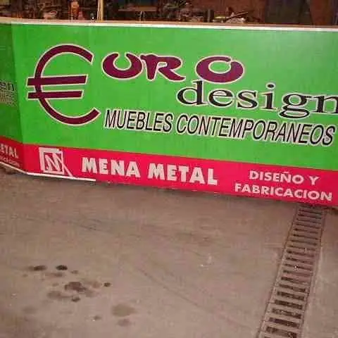 Cartel para comercio