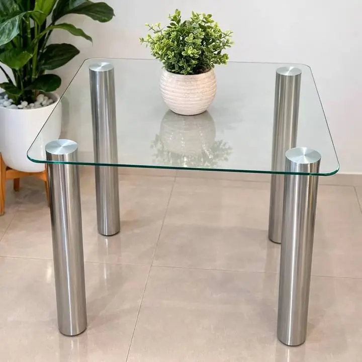 Mesa Cristal futurista