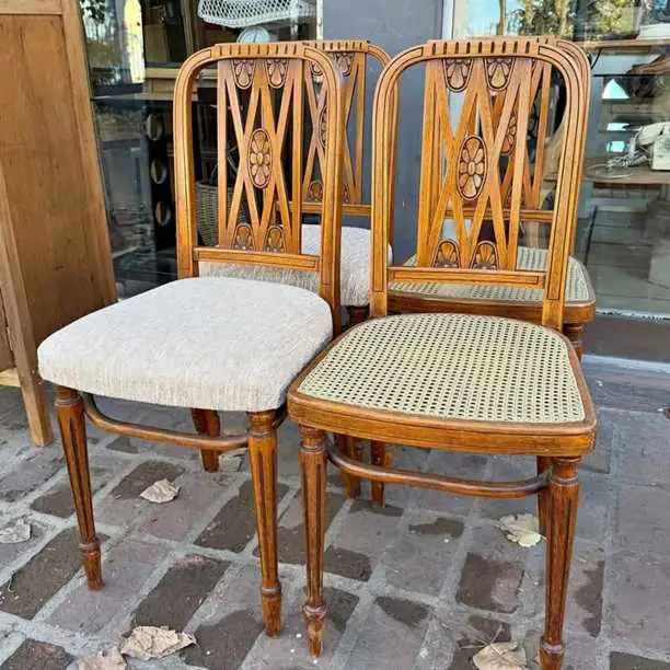4 Sillas estilo inglés Adams valor $370,000 más datos en la Fotos