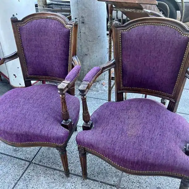 Par de sillones antiguos comodos sanos valor del par 300.000