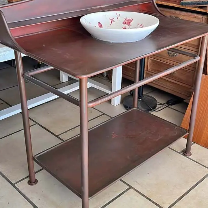 Vanitory de chapa firme muy Deco valor $280,000