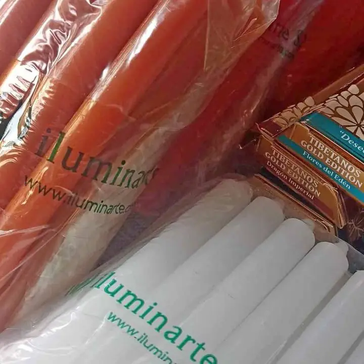 Velas de parafina x100 unidades