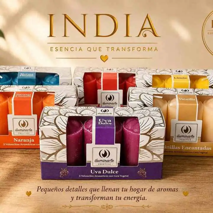 Velas Aromáticas iluminarte x3