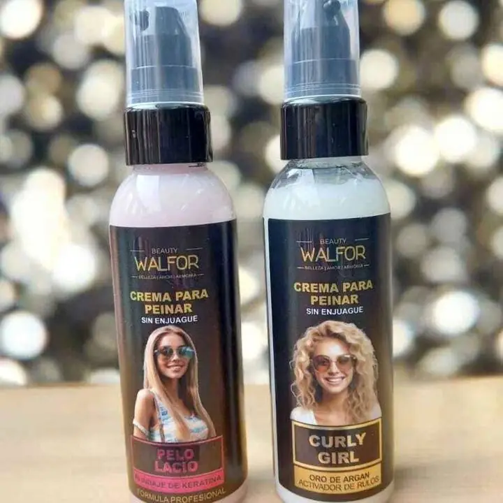 Crema para peinar sin enjuague