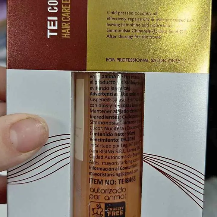 Aceite para pelo