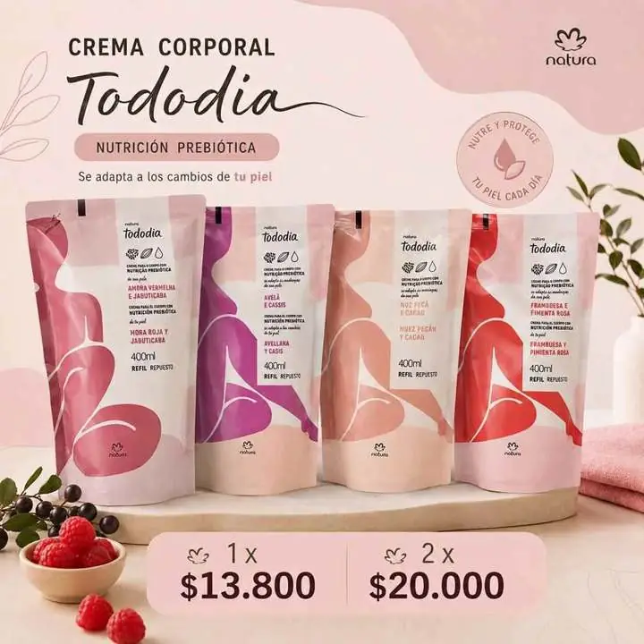 Repuestos de crema 400ml Todo dia