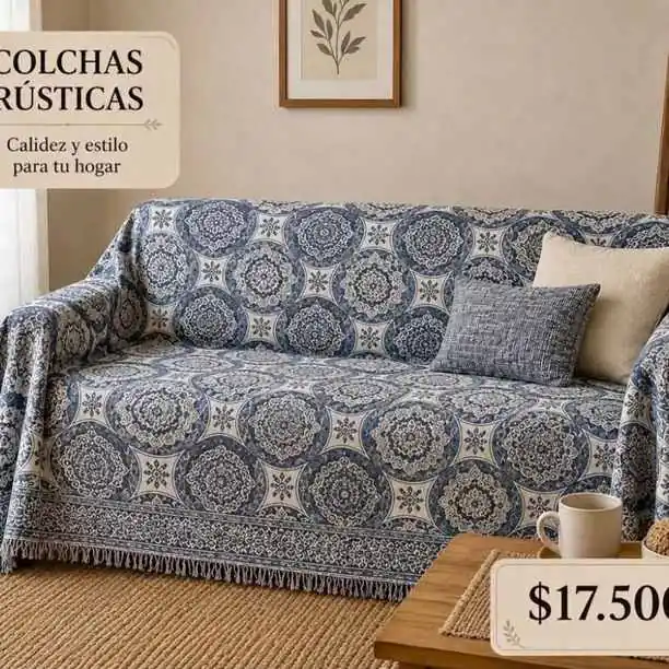 Colcha rustica teka 2 1/2