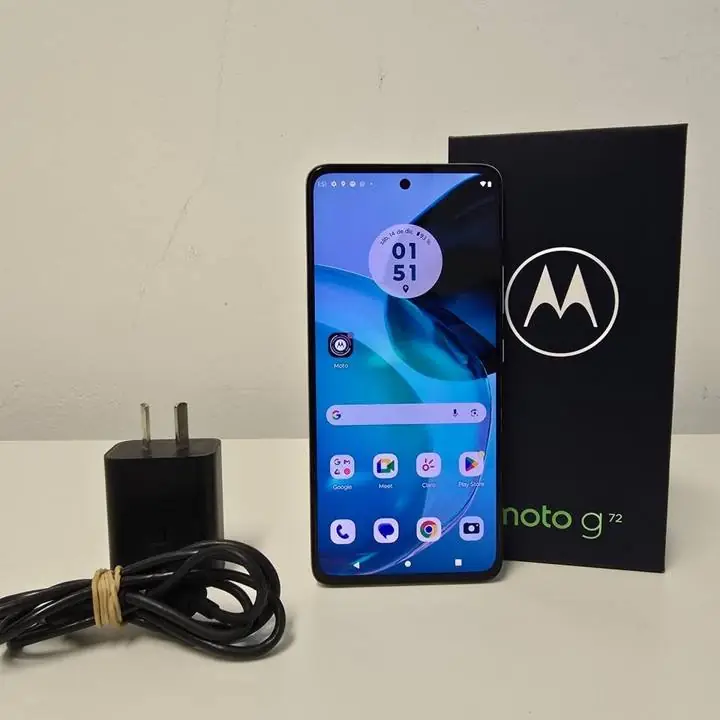 Motorola g72 128gb 6gb ram + cable y cargador y caja