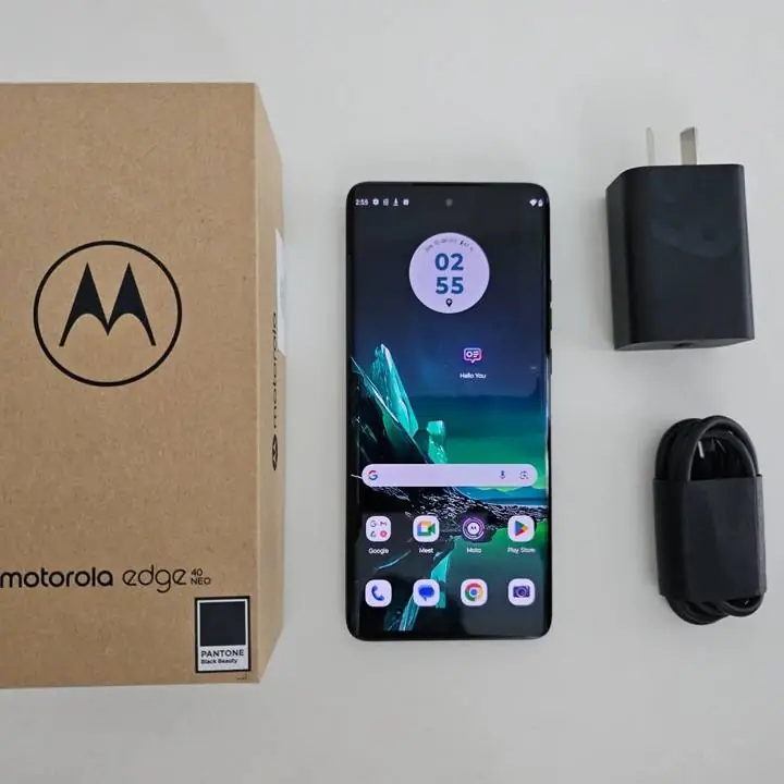 Moto edge 40 Neo 256gb + caja + cargador