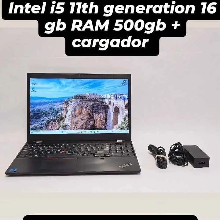 Notebook Lenovo Thinkpad 115 2da gen Intel i5 11th generation 16 gb RAM 500gb + cargador