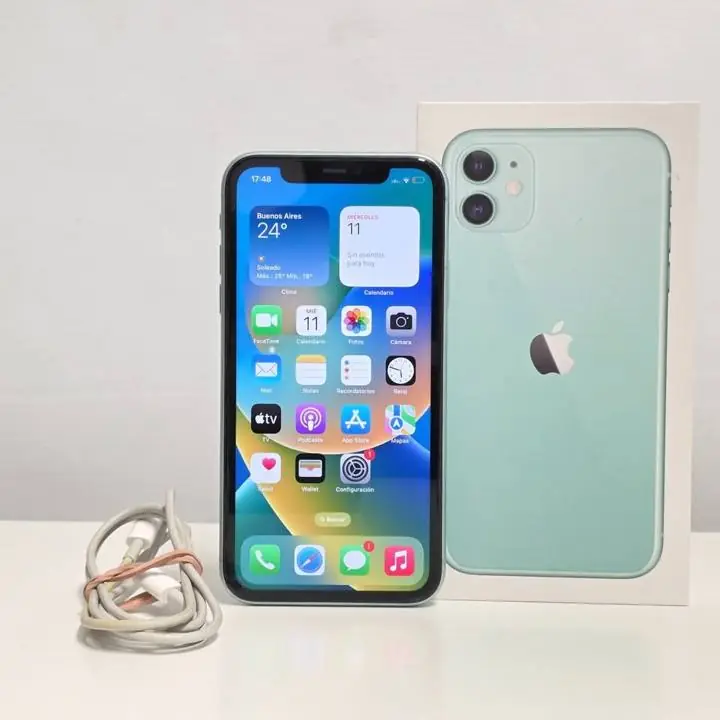iPhone 11 64gb bat 76% + cable y caja