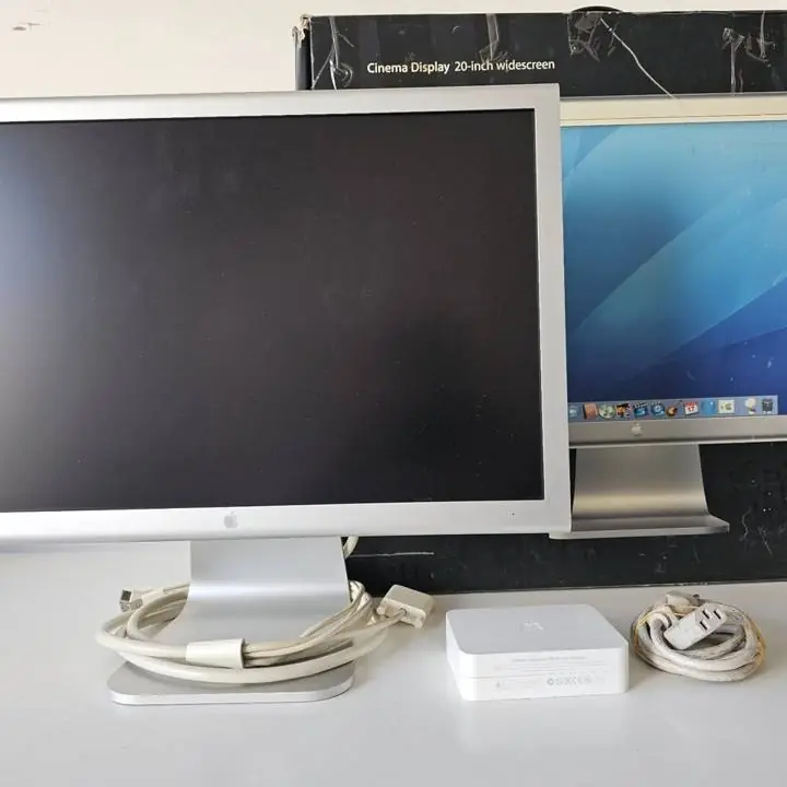 Monitor Apple 20 + cables + caja