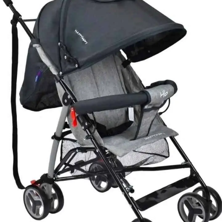 Coche Bebe Paseador Future Happy Baby Color Negro Chasis Negro