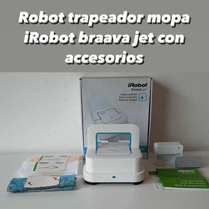 Robot Trapeador Mopa irobot braava jet + accesorios