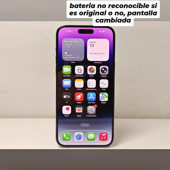 iPhone 14 pro max Itb rom 86% bat color violeta sin accesorios