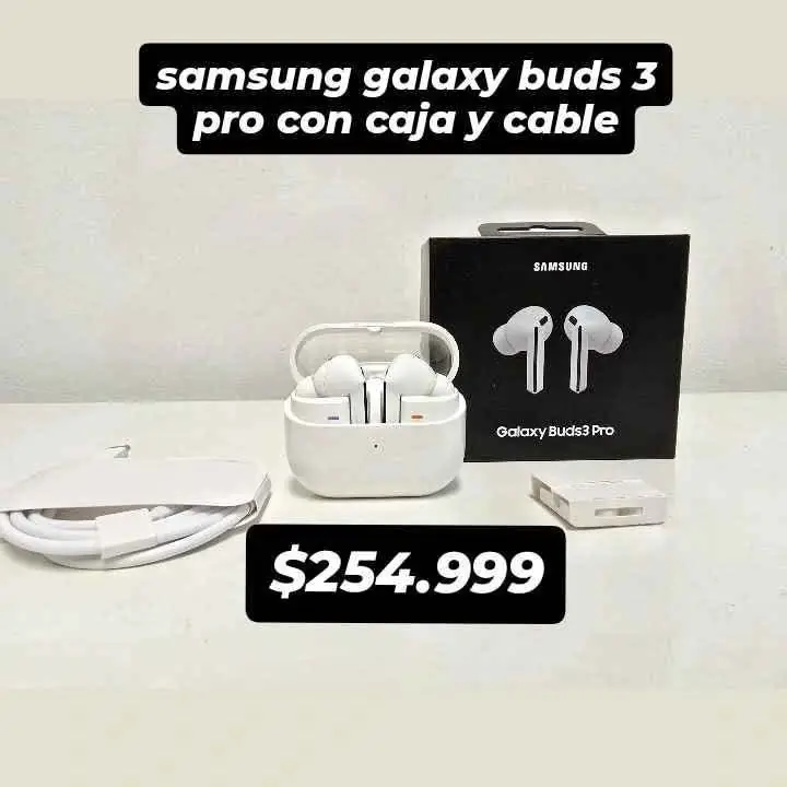 Samsung galaxy buds 3 pro con caja y cable