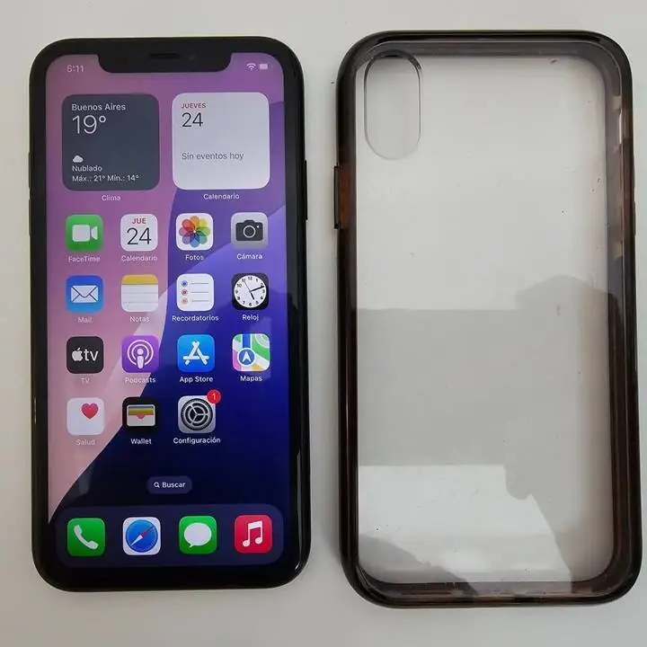 iPhone Xr 64gb batería 78% + cover