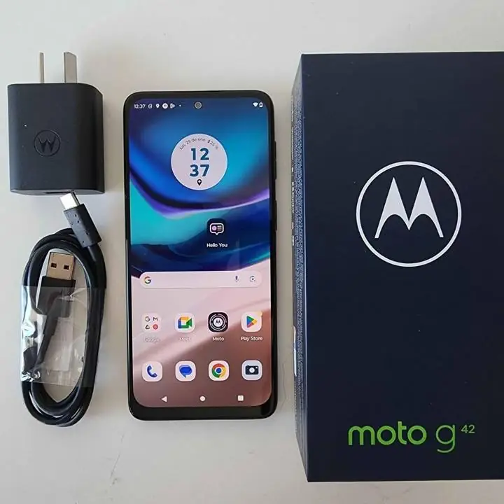 Moto g42 128gb con caja y cargador
