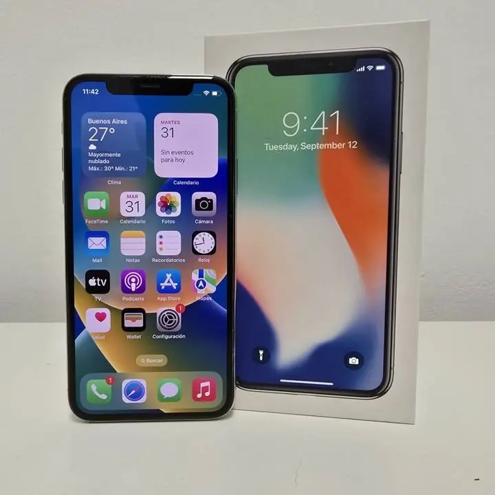 iPhone x 256gb bat 69% + caja