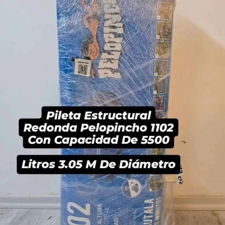 Pileta Estructural Redonda Pelopincho 1102 con Capacidad de 5500 Litros 3.05 M de