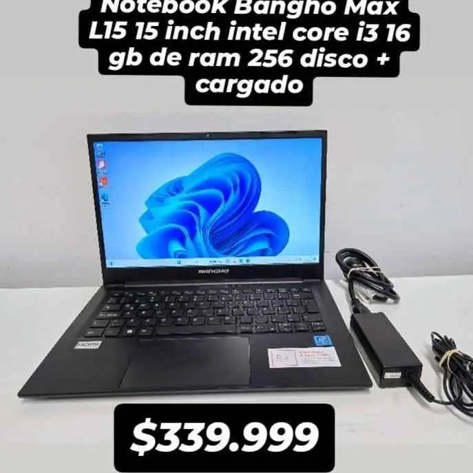 Notebook Bangho Max L15 15 inch intel core i3 16 gb de ram 256 disco