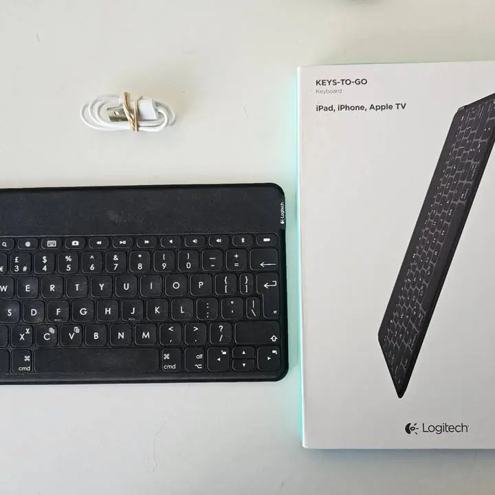 Teclado keys to go con caja y cable