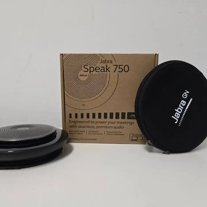 Parlante jabra 750 + caja y funda