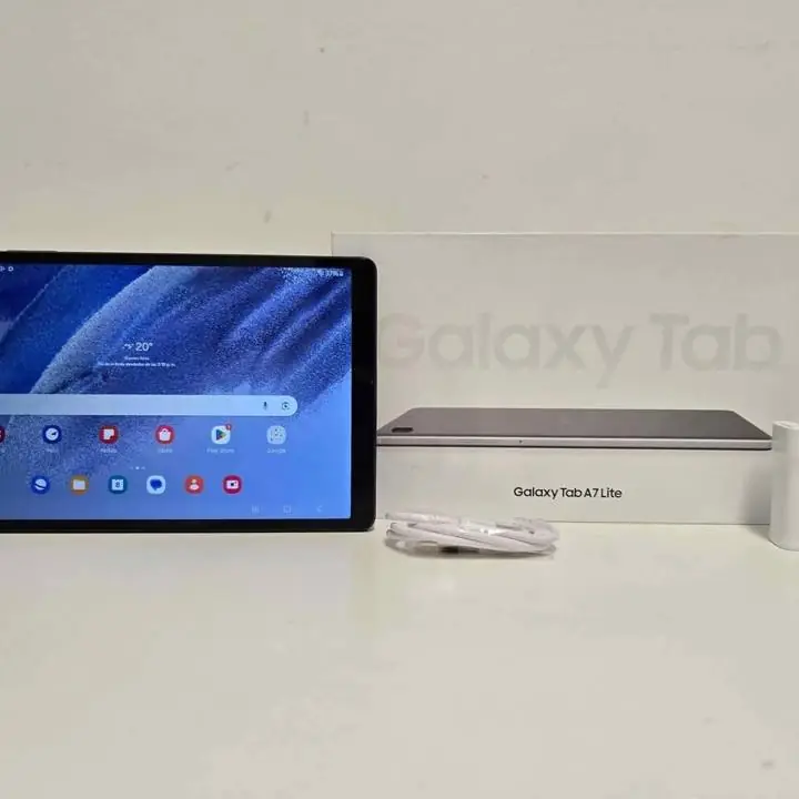 Tablet Samsung A7 Lite 32gb + cargador y cable y caja