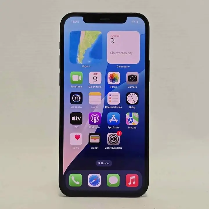 iPhone 12 64 gb sin accesorios 75% bat color negro