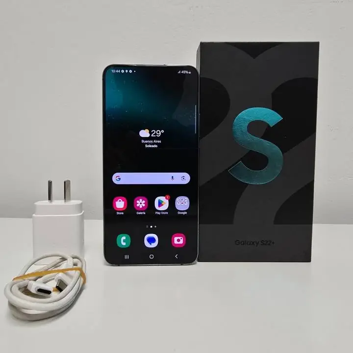 Samsung s22 plus 256gb + cable y cargado