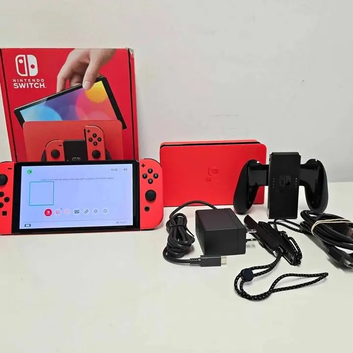Nintendo Switch Oled en Caja con Accesorios