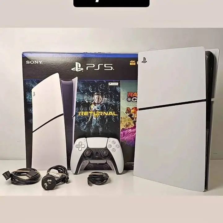 CONSOLA SonyPLAYSTATION 5 Slim DIGITAL 1 TB con control, cable, power, hdmi, caja
