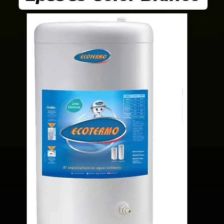 Termotanque Gas Envasado Alta Recuperación Ecotermo Ep53Cs Color Blanco