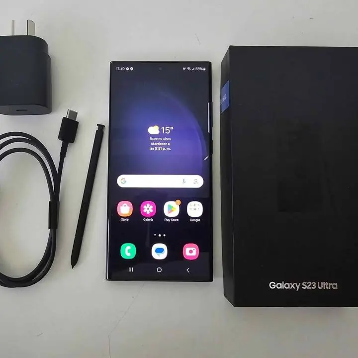 Samsung galaxy S23 ultra 512gb 12gb ram + caja cargador y cable (snapdragon)