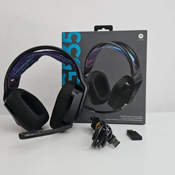 Auriculares Logitech G535 + caja