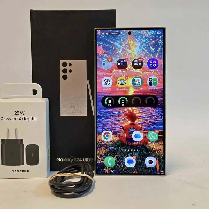 Samsung galaxy S24 Ultra 256gb 12gb ram + cable y cargador y caja