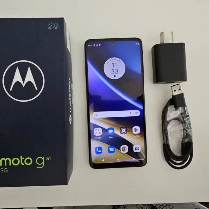 Moto g51 128gb + caja y cargador y cable
