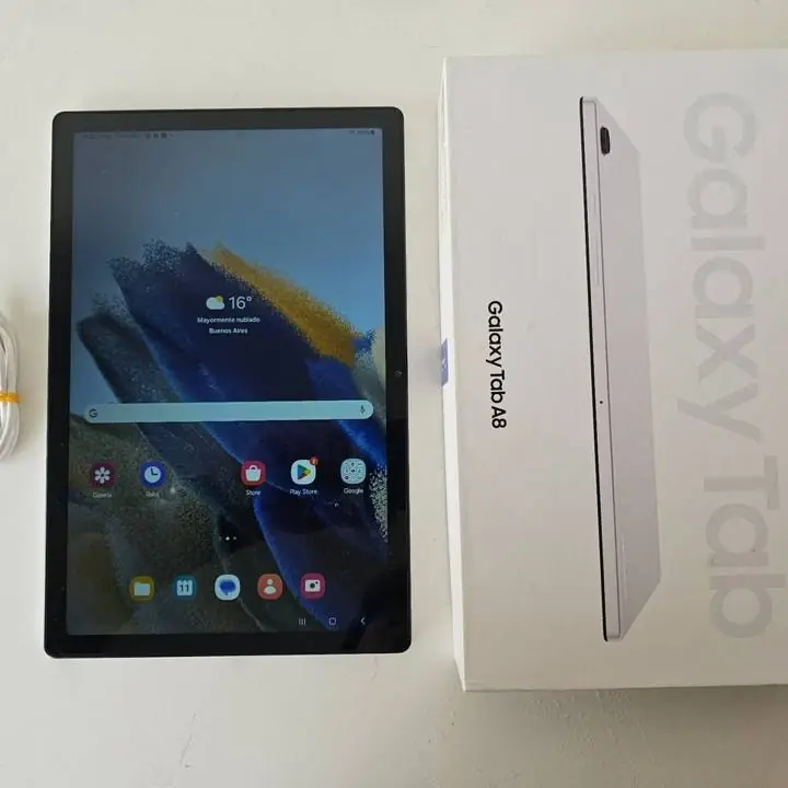 Tablet Samsung A8 64gb 4gb + caja y cable