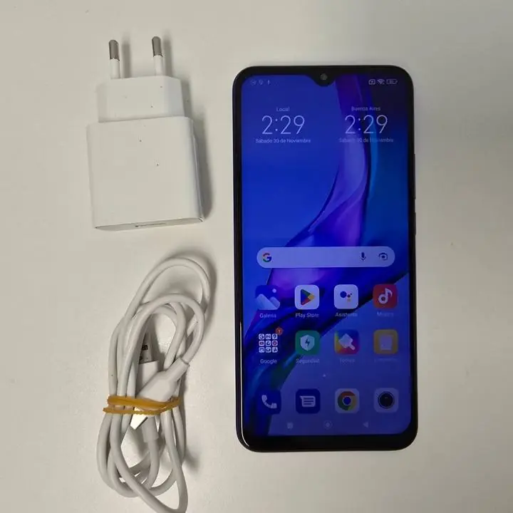 Xiaomi redmi 9 64gb + cargador y cable