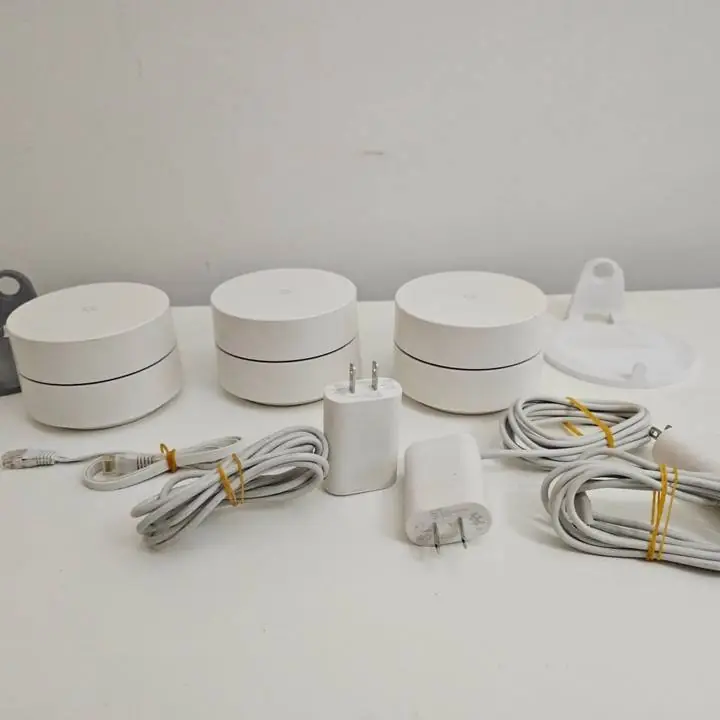 Router Google WiFi mesh AC1304 x 3 unidades+ 3 adaptadores