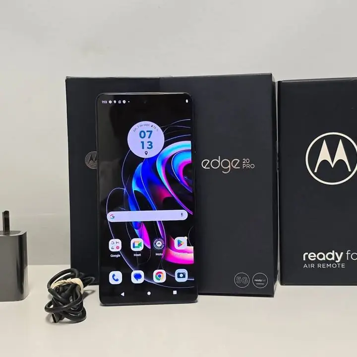 Motorola edge 20 pro 256gb + cable y caja air control