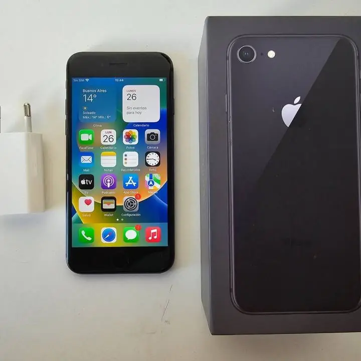 iPhone 8 64gb bat 74% + caja + cargador